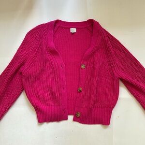 A New Day - Size M - Hot pink cardigan